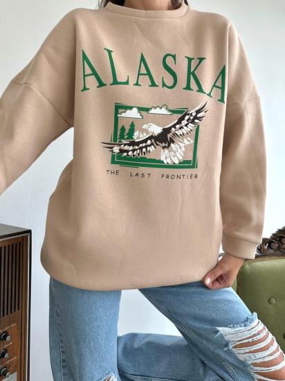 ALASKA ÜÇ İPLİK OVERSİZE SWEAT VİZON